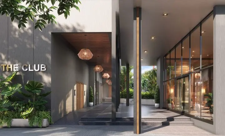 Clubhouse entrance