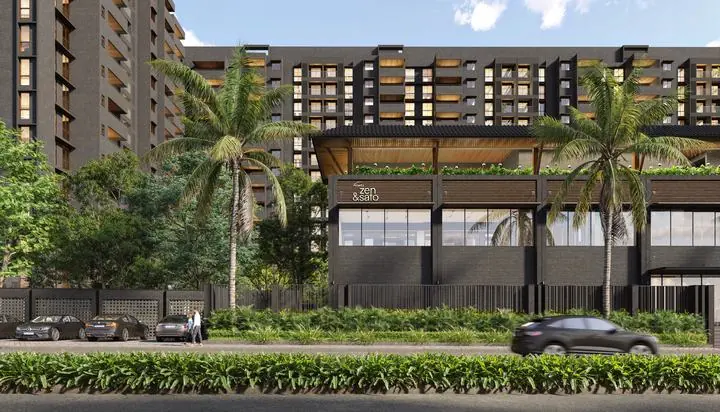Frontage and landscaping